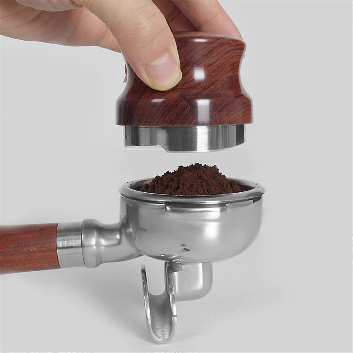 Coffee Distributor Espresso Distribution Tool Coffee Leveler Espresso Powder Hammer for Cafe Office Adjustable Depth B