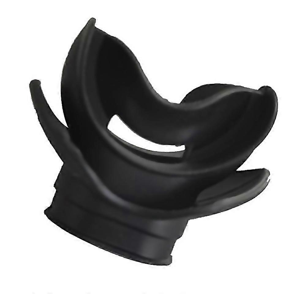 For Moldable Silicone Diving Bite Mouthpiece Regulator Black