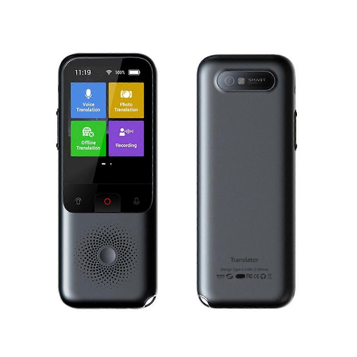 8GB 134 Language Smart WIFI Translator Real Time Voice Translation Device FT