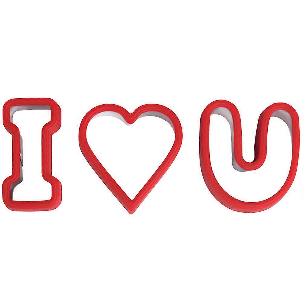 Cake Mold Diy Molds Bread Making Valentine's Day .7x8cm 3Pcs