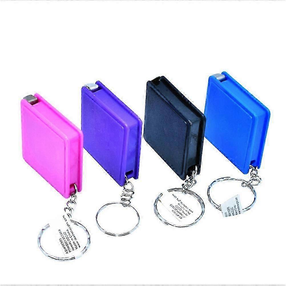 1m bærbart minimålebånd med nøkkelring