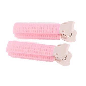 2stk volumengivende hår rod klip kvinder hjemmesalon naturlig fluffy hår volumen curler rulleklip styling værktøjymmr)