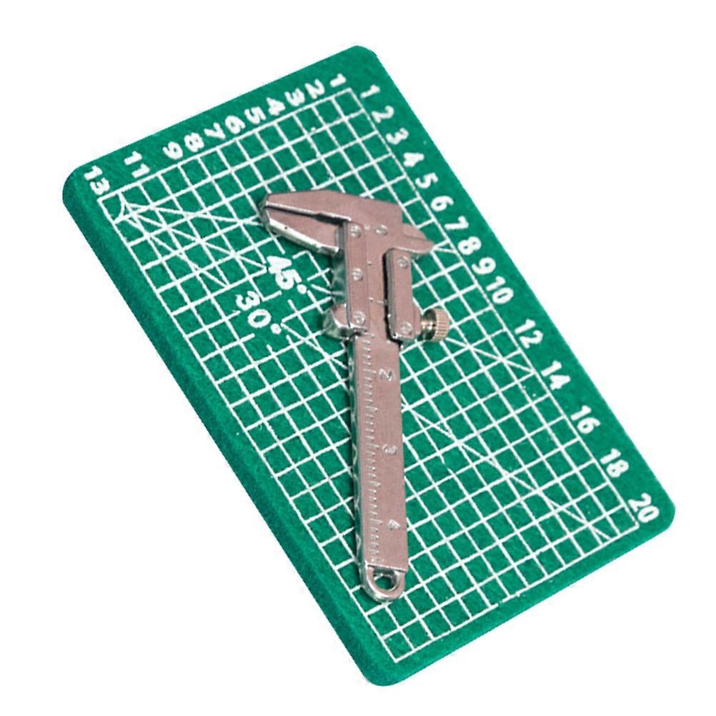 Miniature Vernier Caliper Set for Dollhouse Decor, Educational Play, and DIY Micro Scene Projects – Durable Craft Tool and Tiny Ruler Accessory