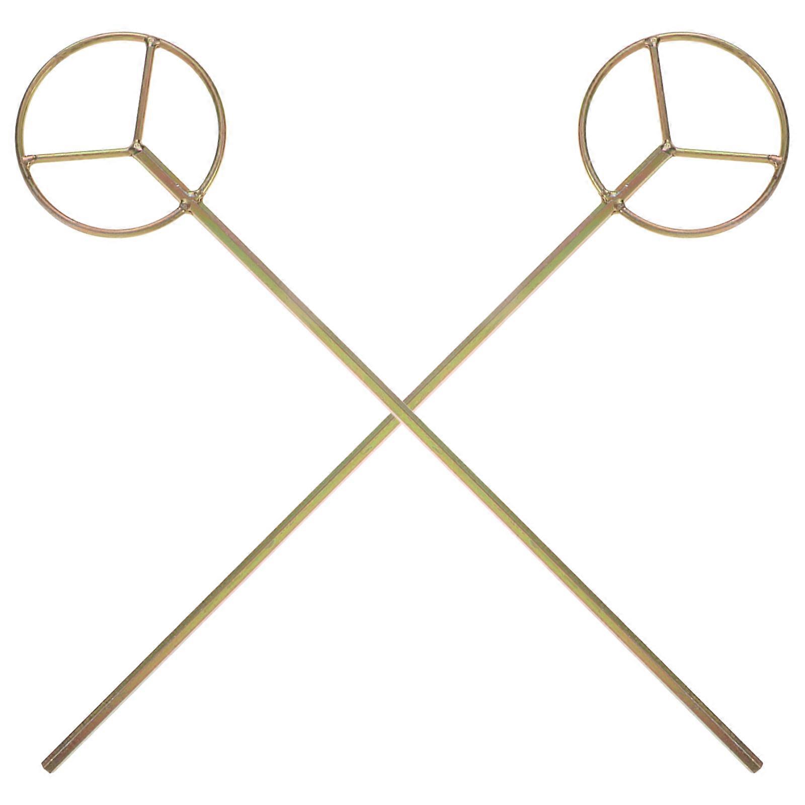 Paint Mixer Rod Electric Drill Stirring Rods Replacement Home Renovation Steel Hexagonal Grouting 21.7×4.7×0.4in 2Pcs