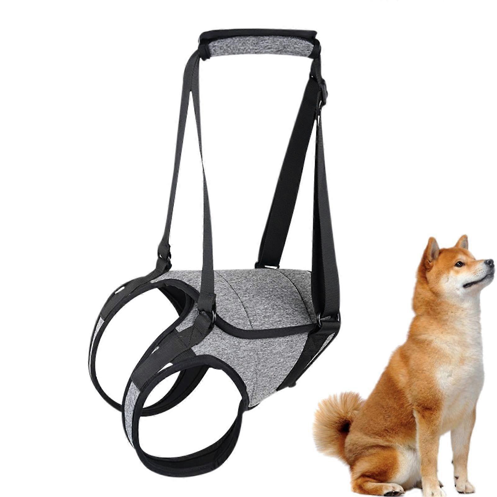 Dog Lifting Harness Adjustable Back Leg Support For Older Dogs Size M/L Senior Dog Harness With Support Leash