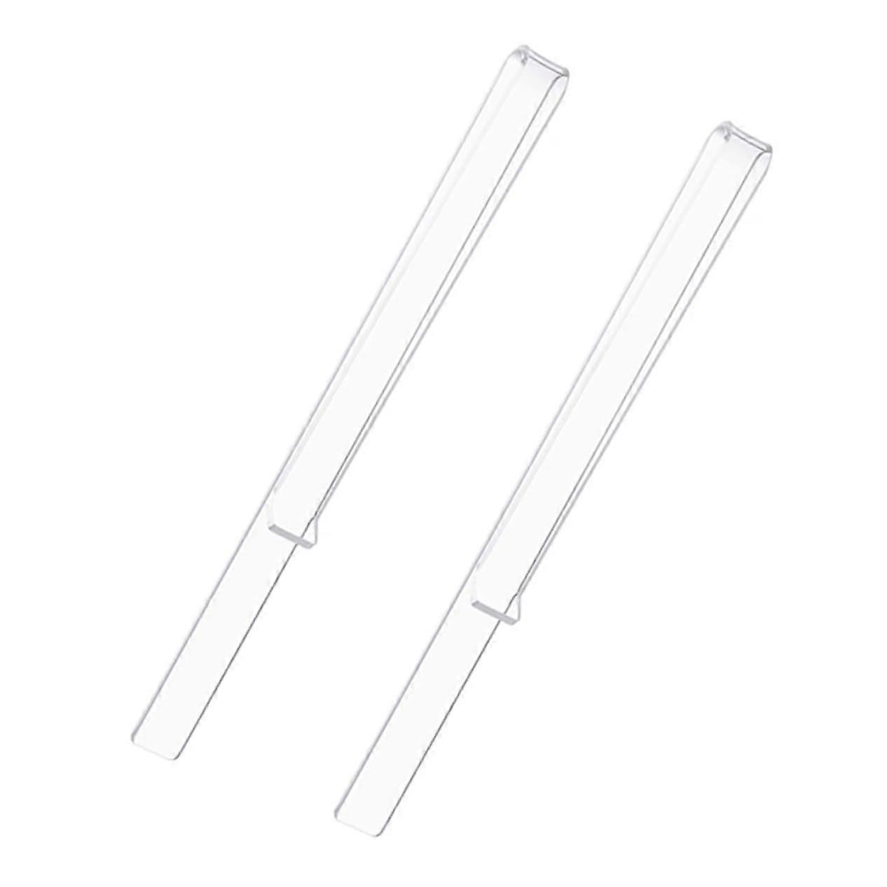 Music notebook clip 2pack, acrylic sheet music holder, smooth rounded edges for semester performances.