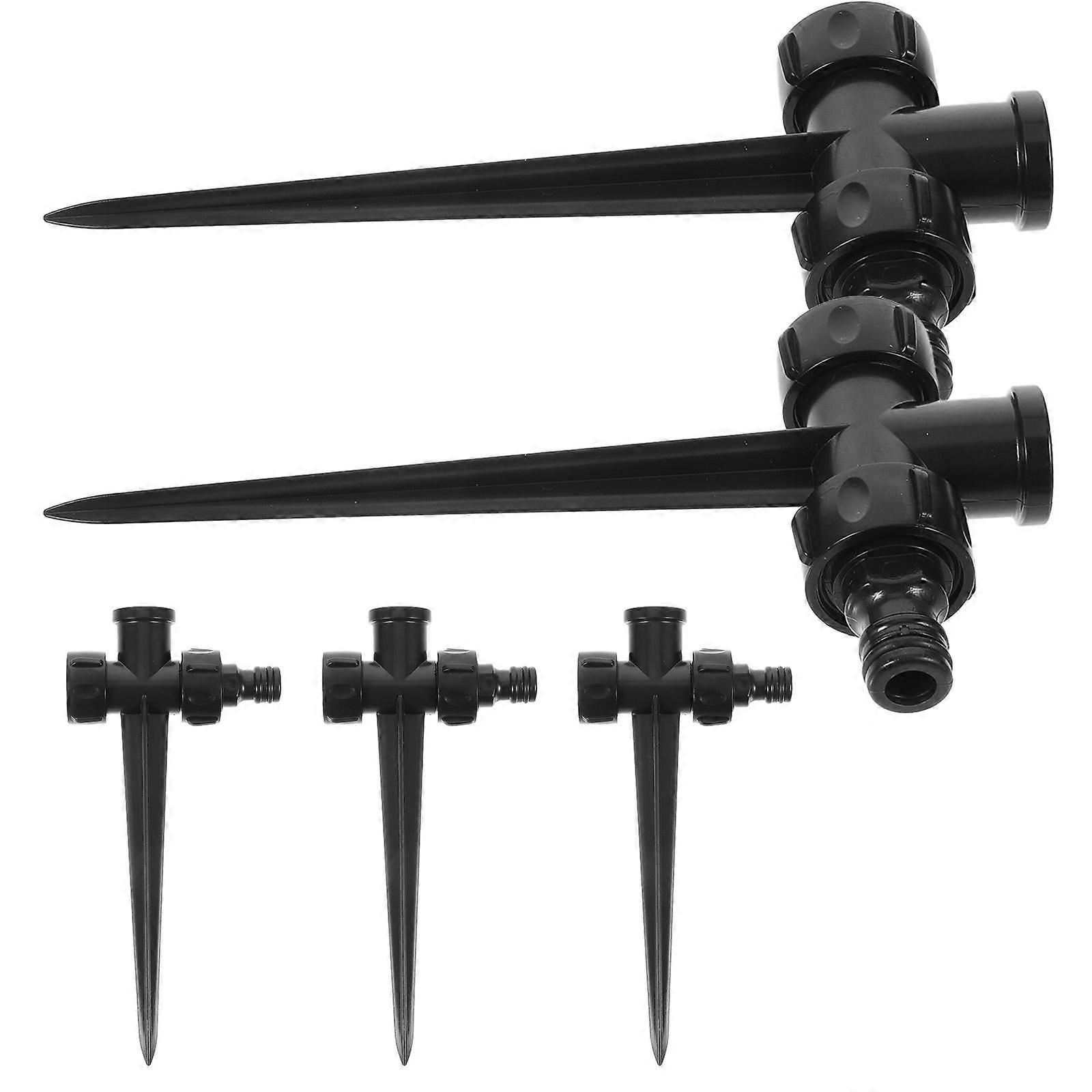 Garden Sprinkler Spike Plastic Stakes For Ground Lawn Fixing Spikes Multi-Use Sprayer Spikes 20x9.5cm 5Pack