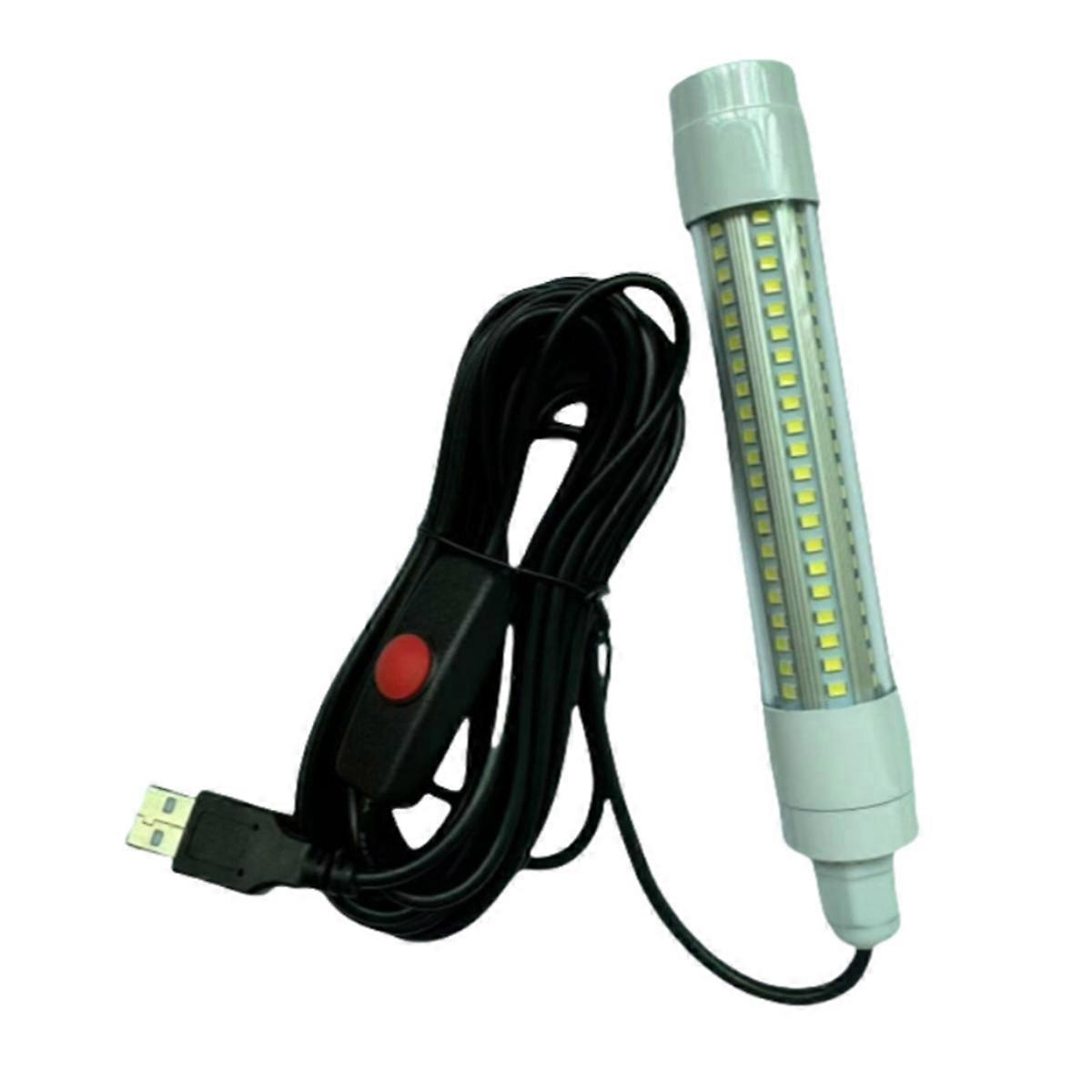USB Fish Attracting Light Outdoor LED High Brightness Underwater Attracting Light Raft Fishing for