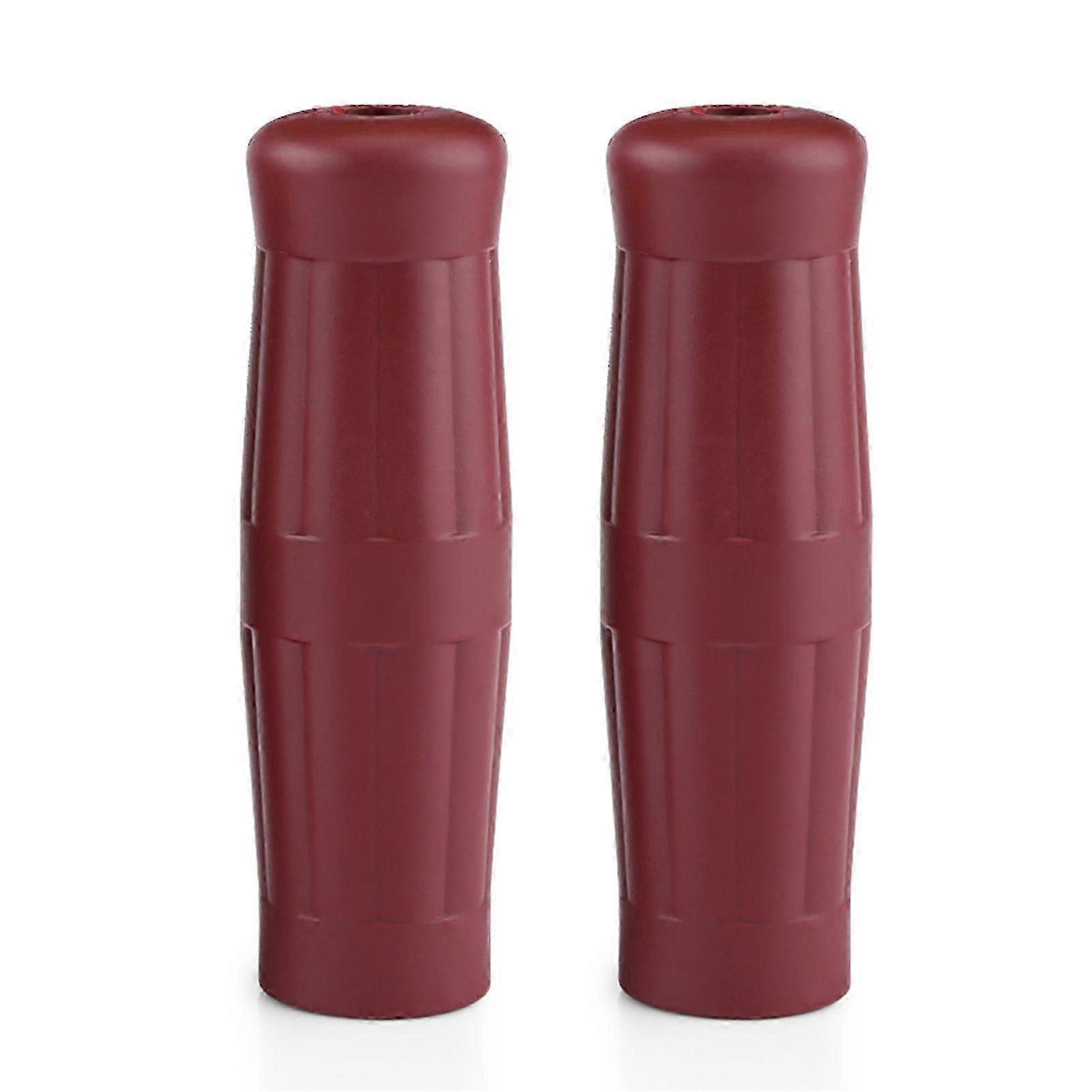 Coke Bottle Design Motorcycle Grips, Universal Fitment For A Classic Look And Enhanced Control On Your Ride
