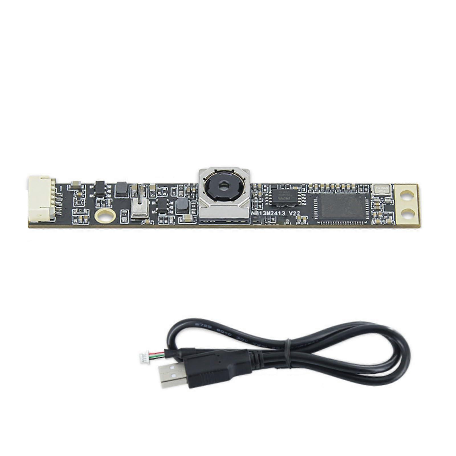 13MP USB Camera Module 4K AutoFocus Builtin Microphone OV13B10 (1/3 Inch) for Windows Systems, Distortion Lens 78.4 Degrees