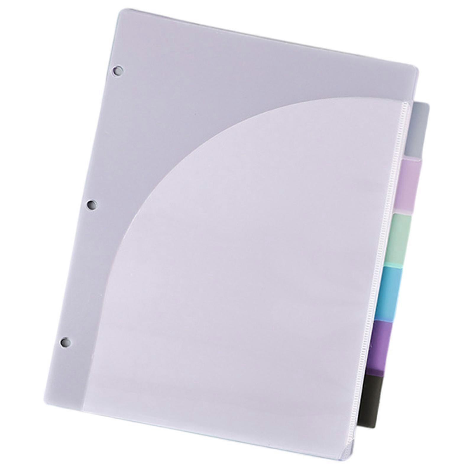 6 Pockets Expandable Document Folder with Removable Page Water Resistant Letter Size File Organiser Sorting Folder  31.5x25CM