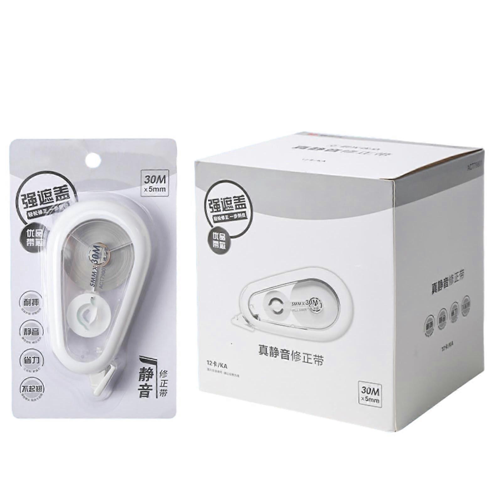 "Correction Tape 30 Meters, Quiet Type, Student Writing Supplies, 4-Pack, Easy Installation Correction Tape"