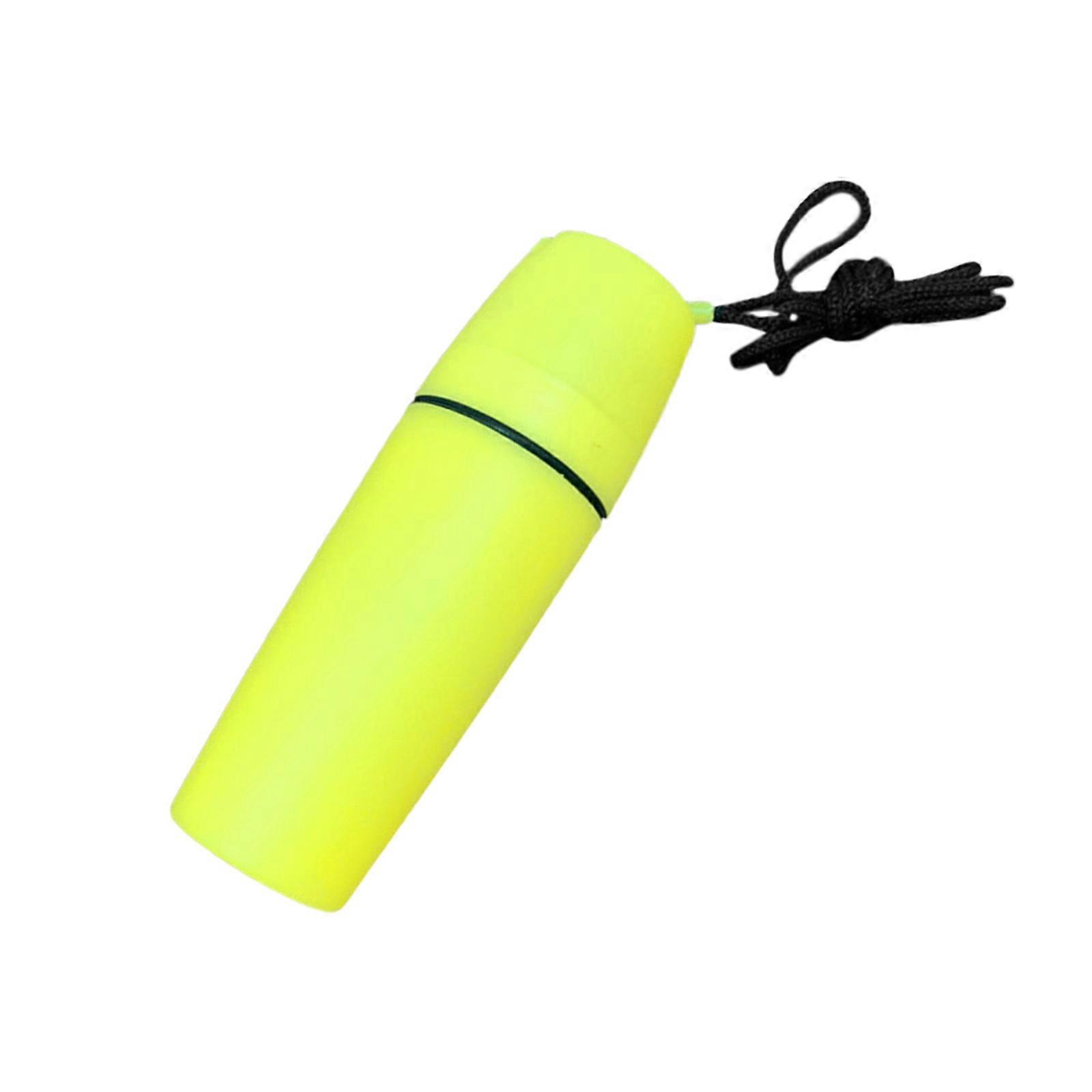 1Pc Multifunctional Container Portable Water Resistant Storage Pouches With Detachable Coin Tube For Poolside Use Yellow Color