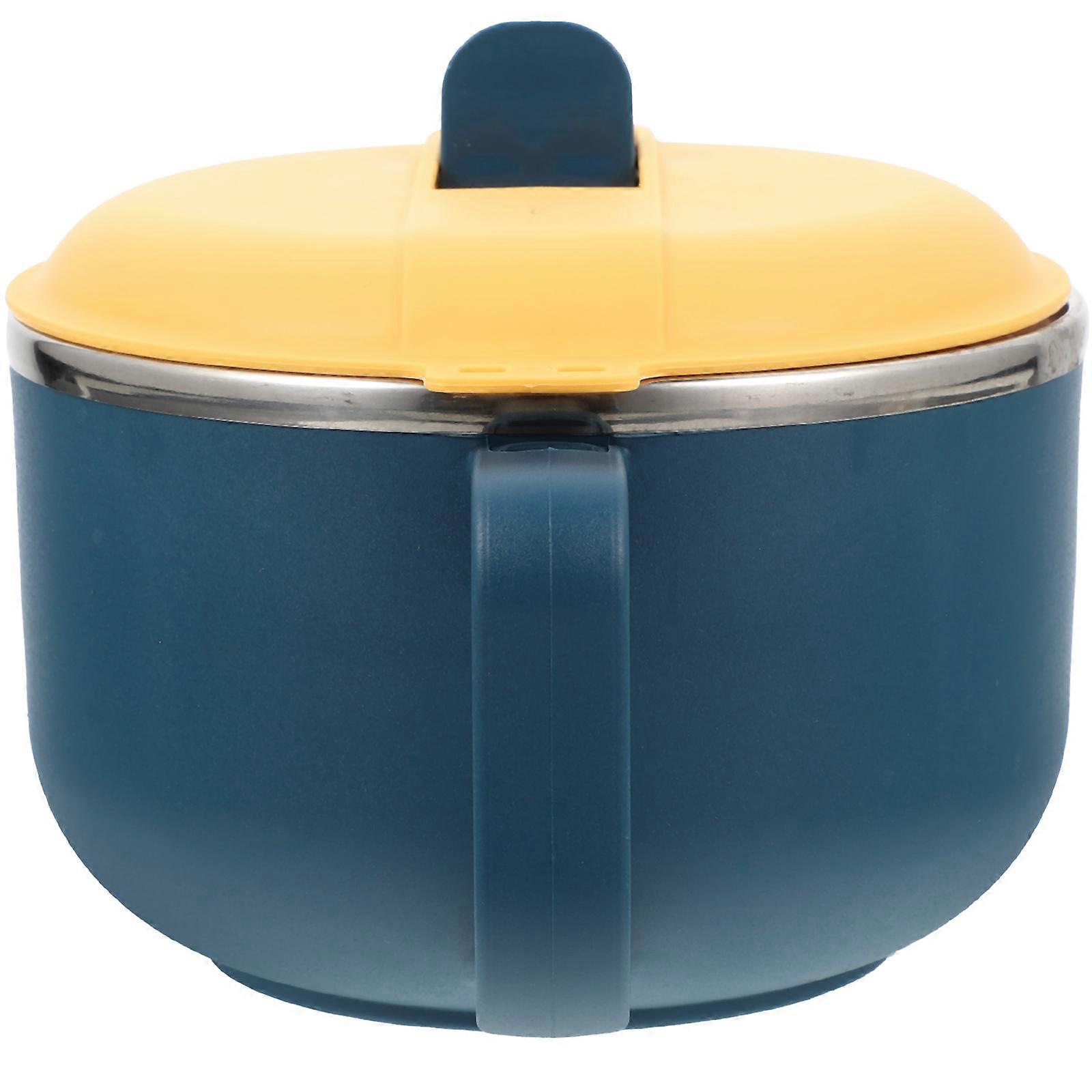 Microwavable Ramen Bowl with Lid – Soup Bowl for Rice Noodles and More