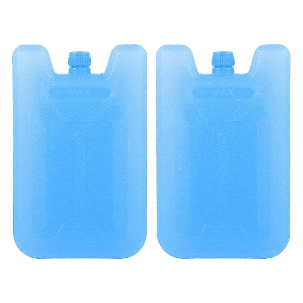 Air Conditioning Fan Ice Crystal Box Reusable Freezer Blocks for Coolers – PE Blue