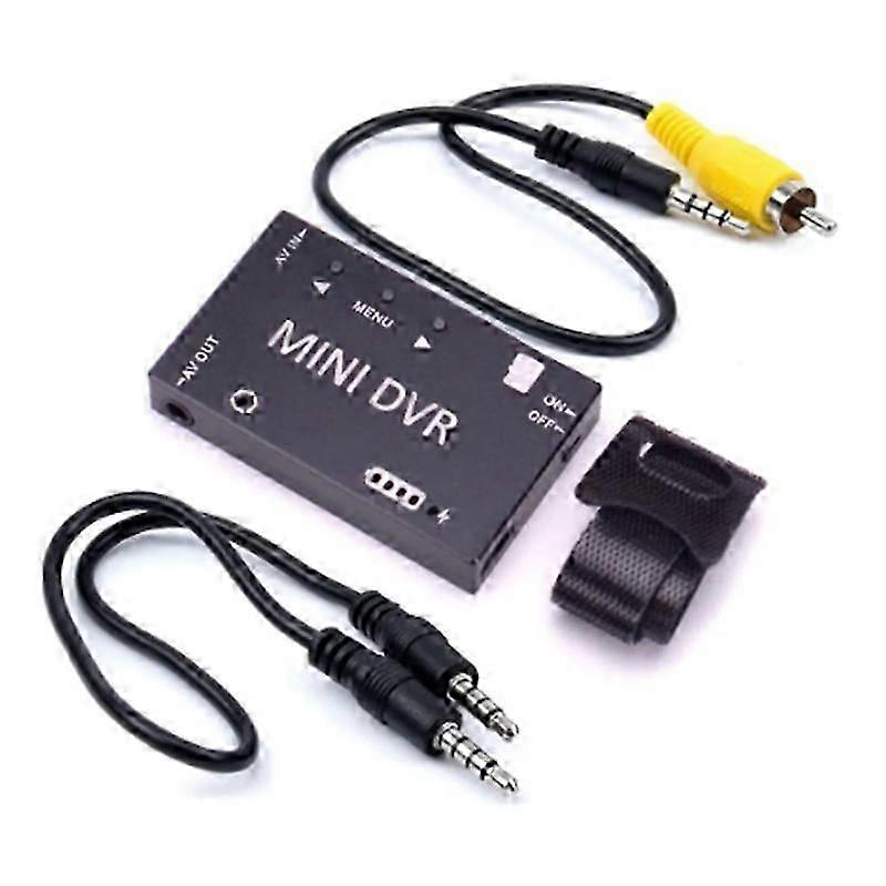 FPV-inspelare Mini FPV DVR-modul NTSC/PAL-omkopplingsbar Inbyggd batteri Video Ljud FPV-inspelare för R
