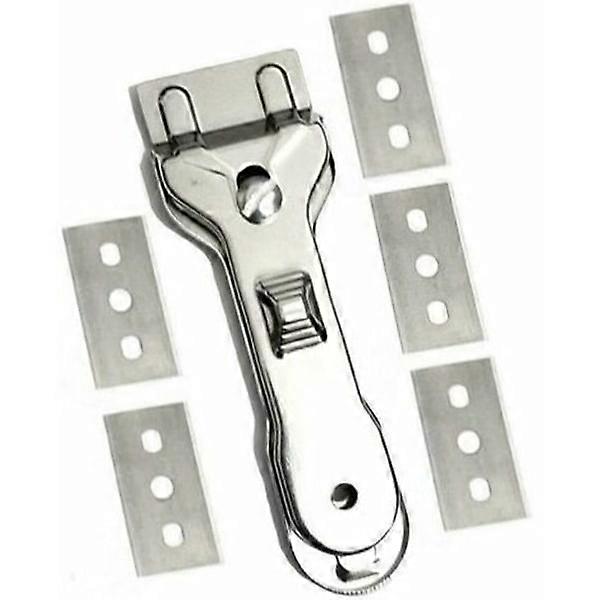 Glass scraper - Ceramic scraper - Ceramic and induction hob scraper 13,24,4cm Silver