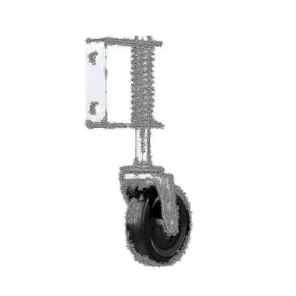 Spring loaded wheel for 4 inch rubber gate caster