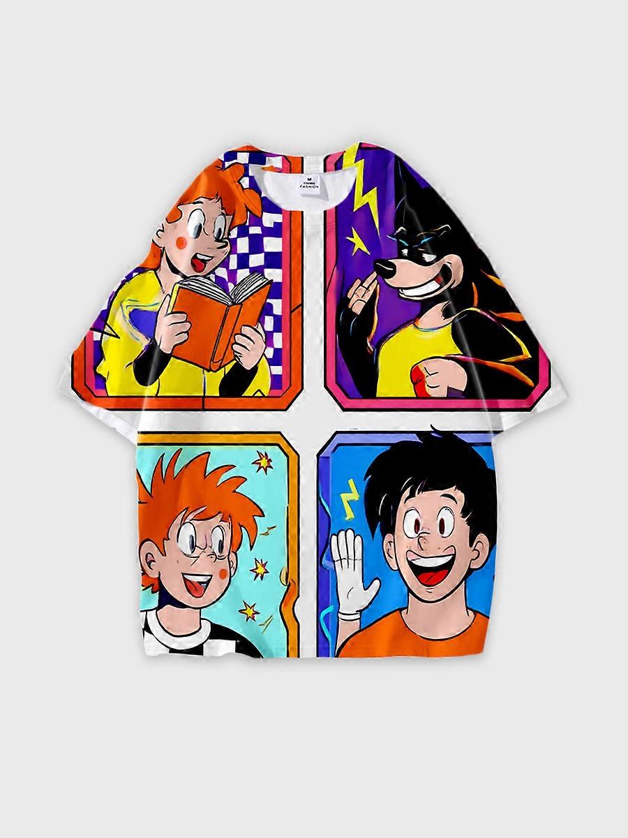 Tシャツ 半袖 ラウンドネック サマーカジュアル ルーズ N353