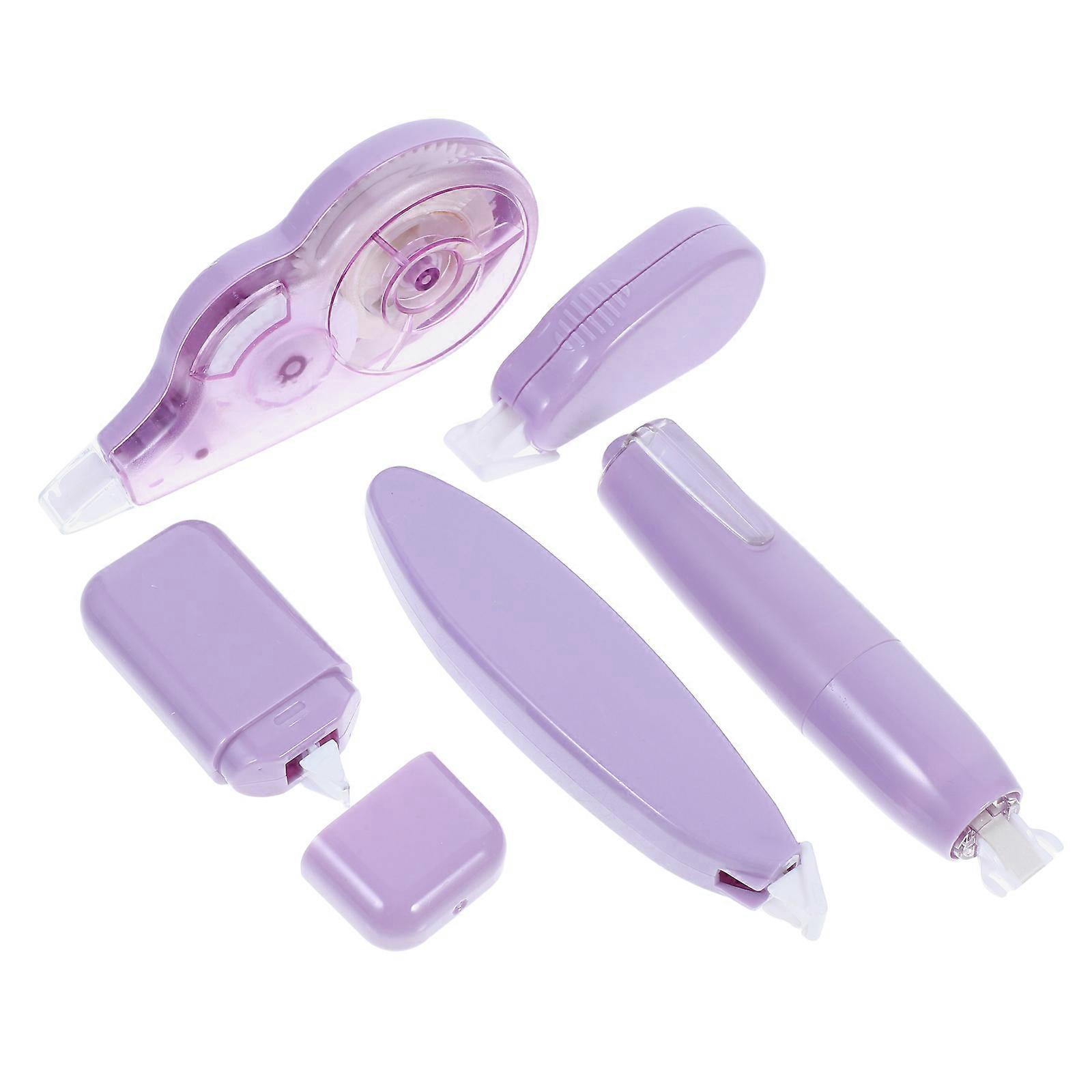 Roller Correction Tape For Students Correction Tape Set Compact Design Silent Operation Pet Material Libraries Offices 5Pcs