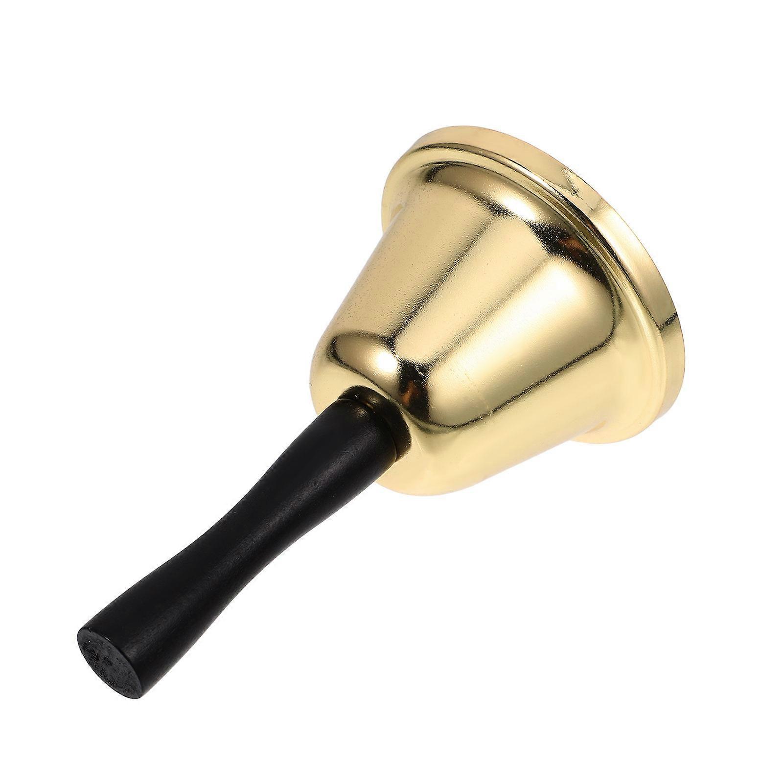 Stainless Steel Hand Bell with Wooden Handle – Loud Ringing Service Bell for Weddings, Events, Schools, and Restaurants – Elegant Design for