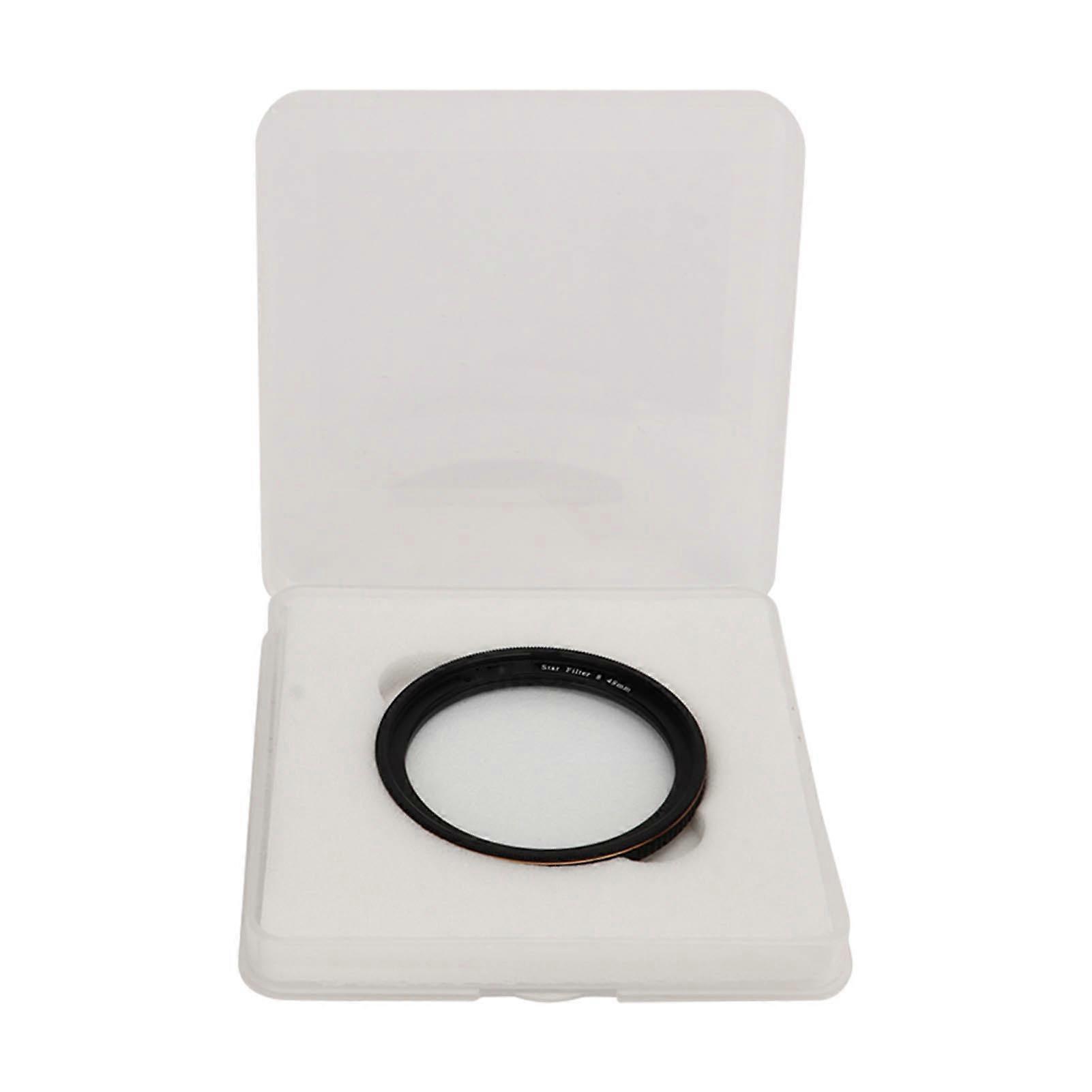 Adjustable Filter Thin HD Coating Camera Starlight Filter for Digital Single Lens Camera 49mm/1.9in