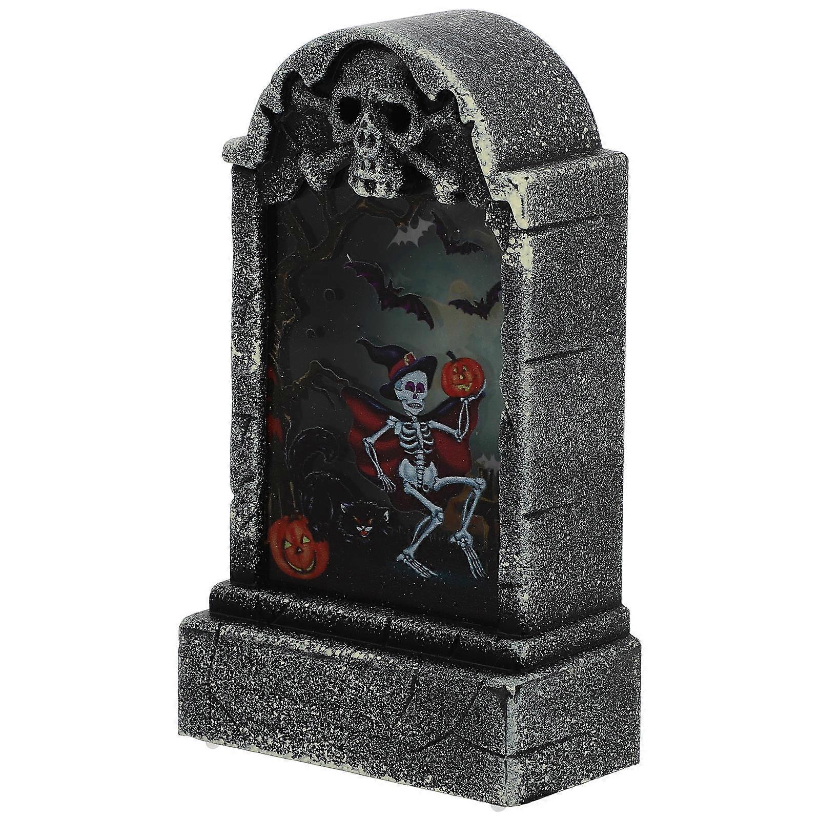 Creative Halloween Theme Tabletop Adornment Lamp Featuring LED Lighting For Carnival Events 1Pc
