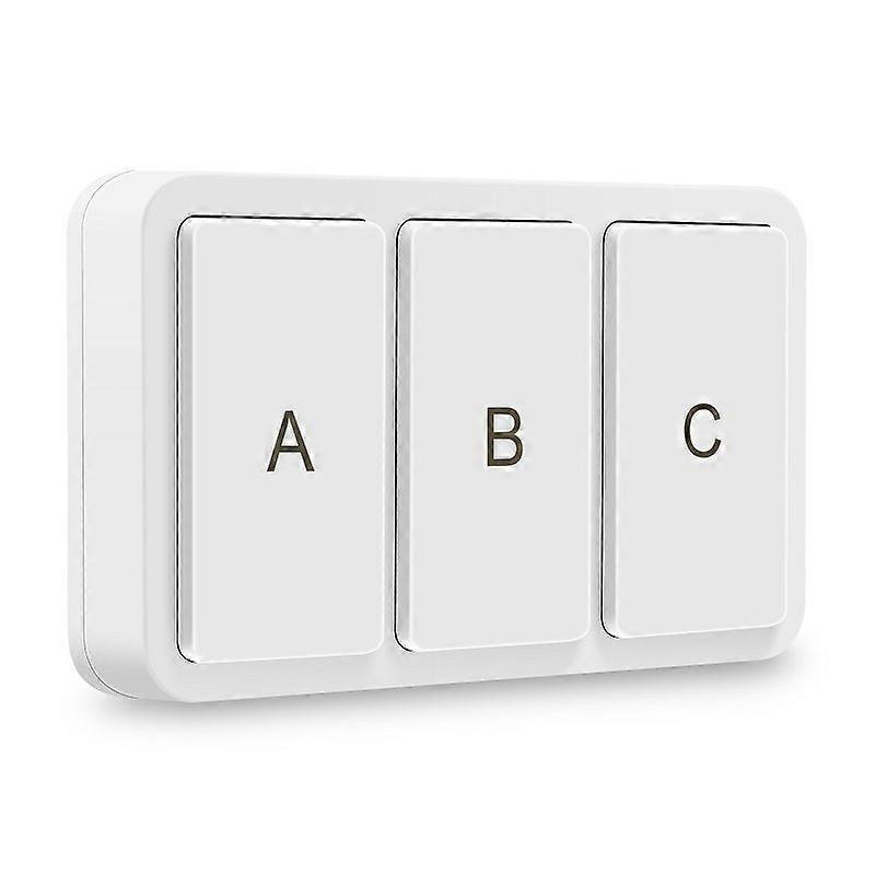 Zigbee Tuya Smart 3-key Situational Wireless Smart Switch YSB33