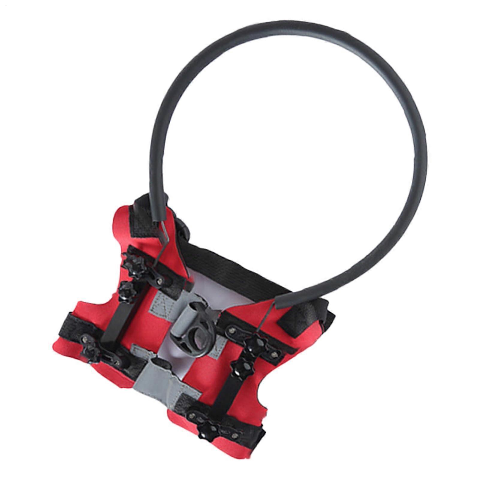 Halo for blind bumpers – adjustable protective ring, collision protection for pets  Visual safety harness training for dogs, home navigation in red