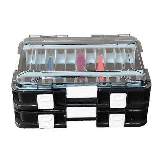 Angelgeräte-Box Tragbare Köderaufbewahrungsbox mit mehreren Fächern Köder-Organizer-Geschenk für Angelbegeisterte Angler