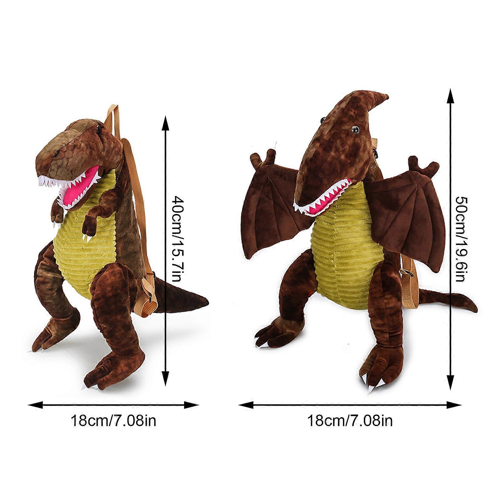 Cartoon Splicing Dinosaur Backpack For Children