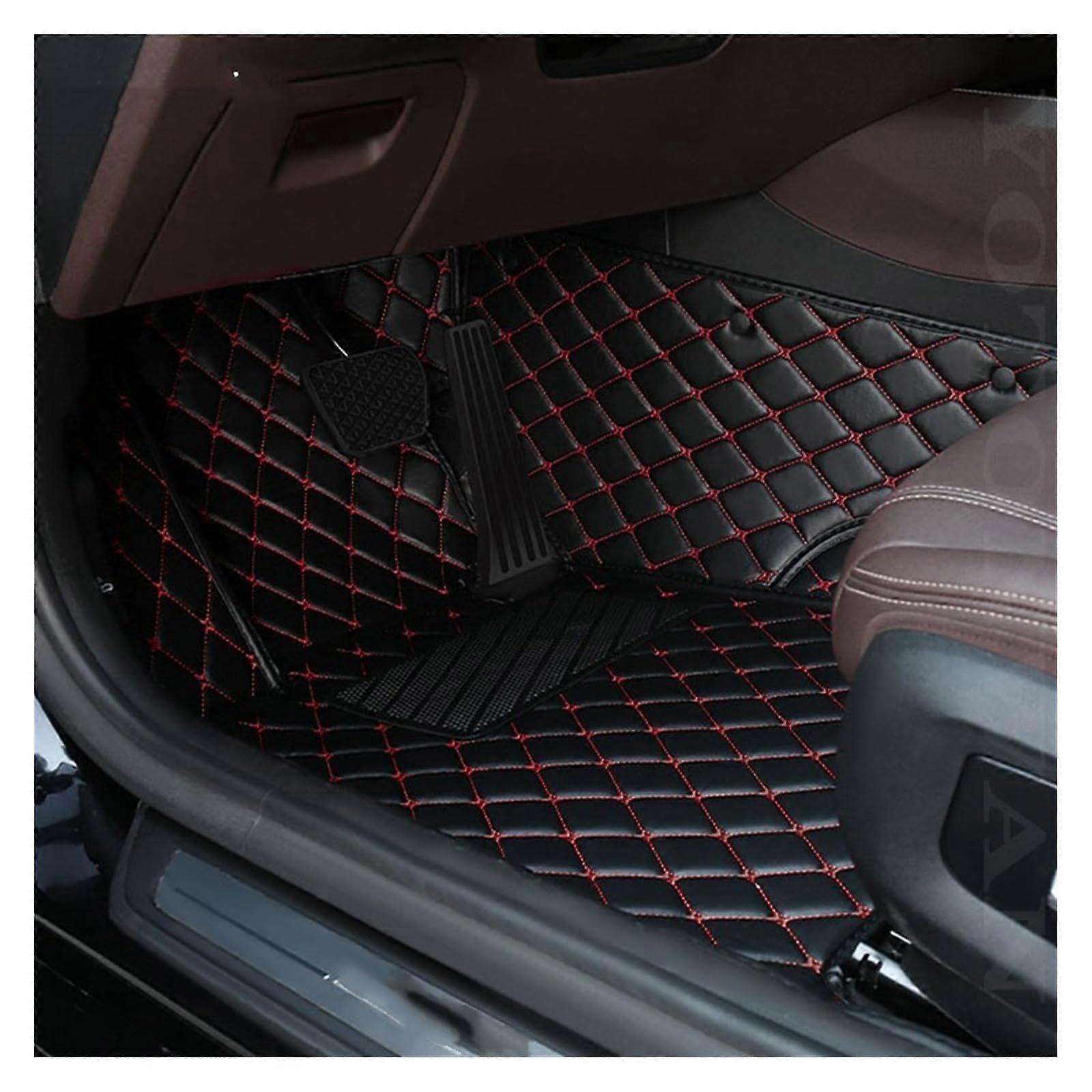 Anti Slip Mat Car Floor Mat For C4Aircross C4PICASSO C6 C5 C4 C2 CElysee CTriomphe AutoStyling (Color: Red Black, Size: Left)