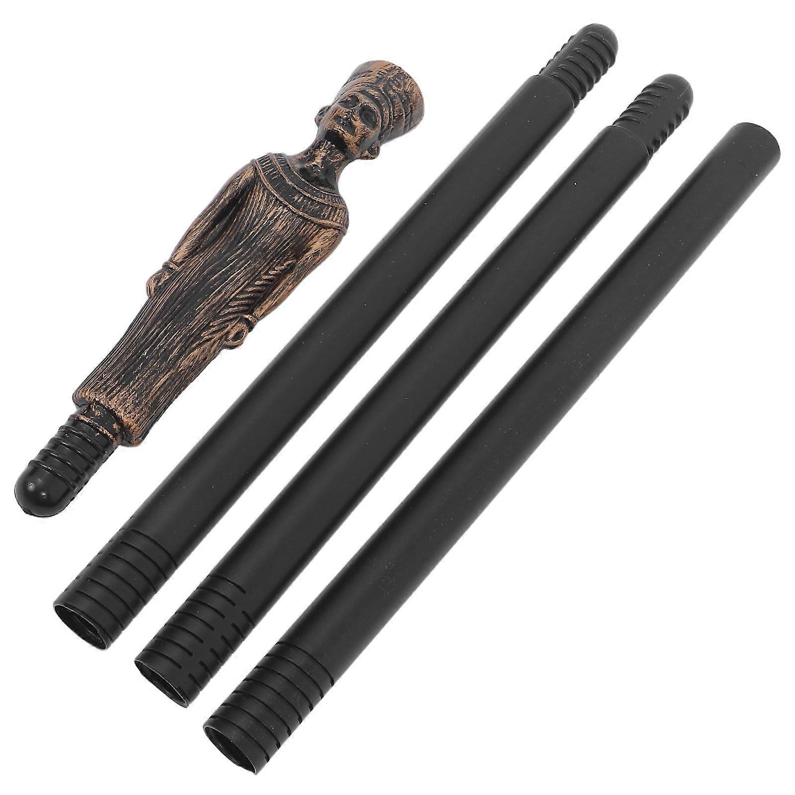 Cosplay Wizard Wand Mystical Cane For Halloween Themed Parties Durable Plastic 1Pack