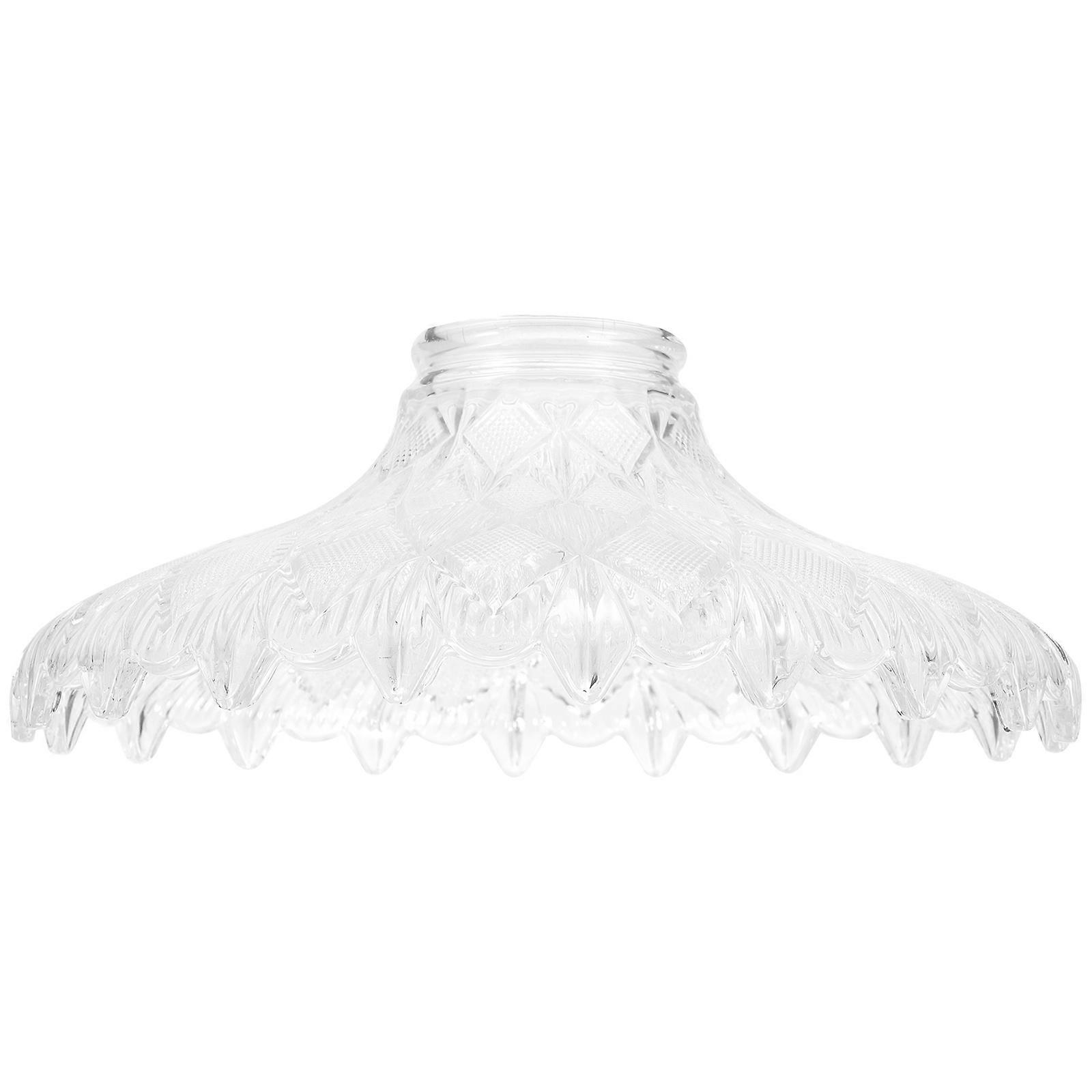 Replacement Glass Lampshade For Home Lighting Bedroom Light Diffusion 20.8X20.8CM Round 1Set