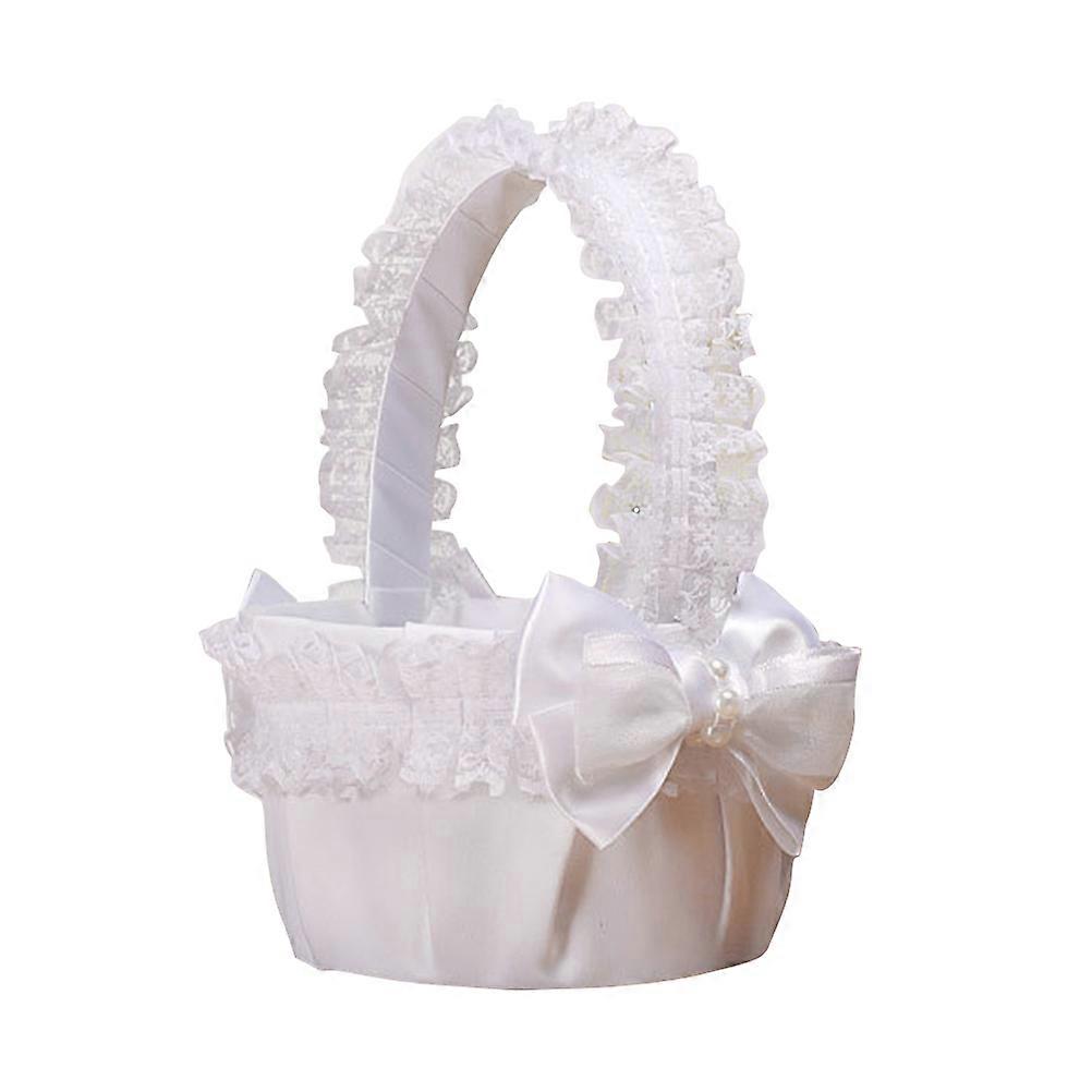 Elegant Wedding Basket, Functional Keepsake for Bridal Parties