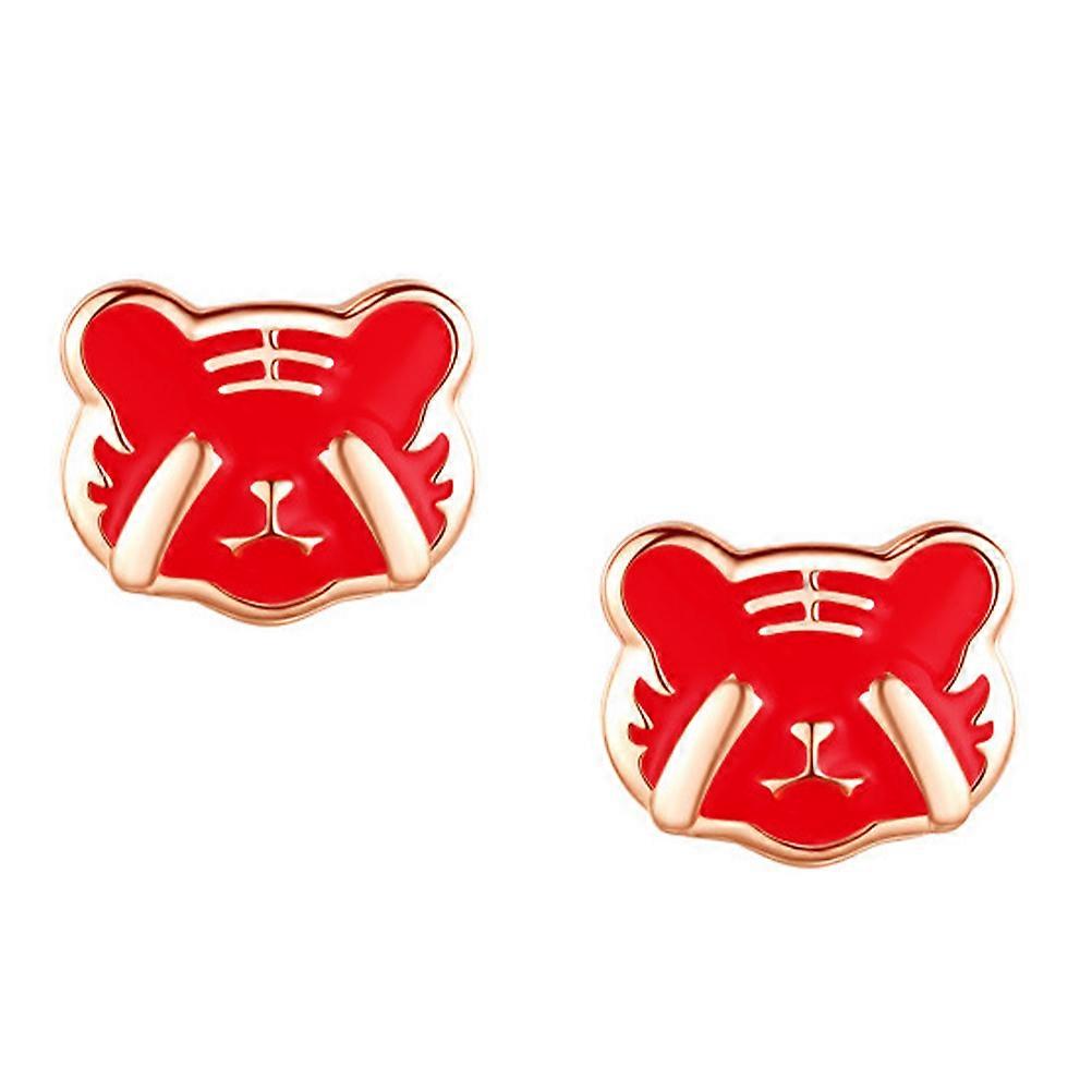 Unique Tiger Ornament Earrings, Ideal for Evening Parties and Performances