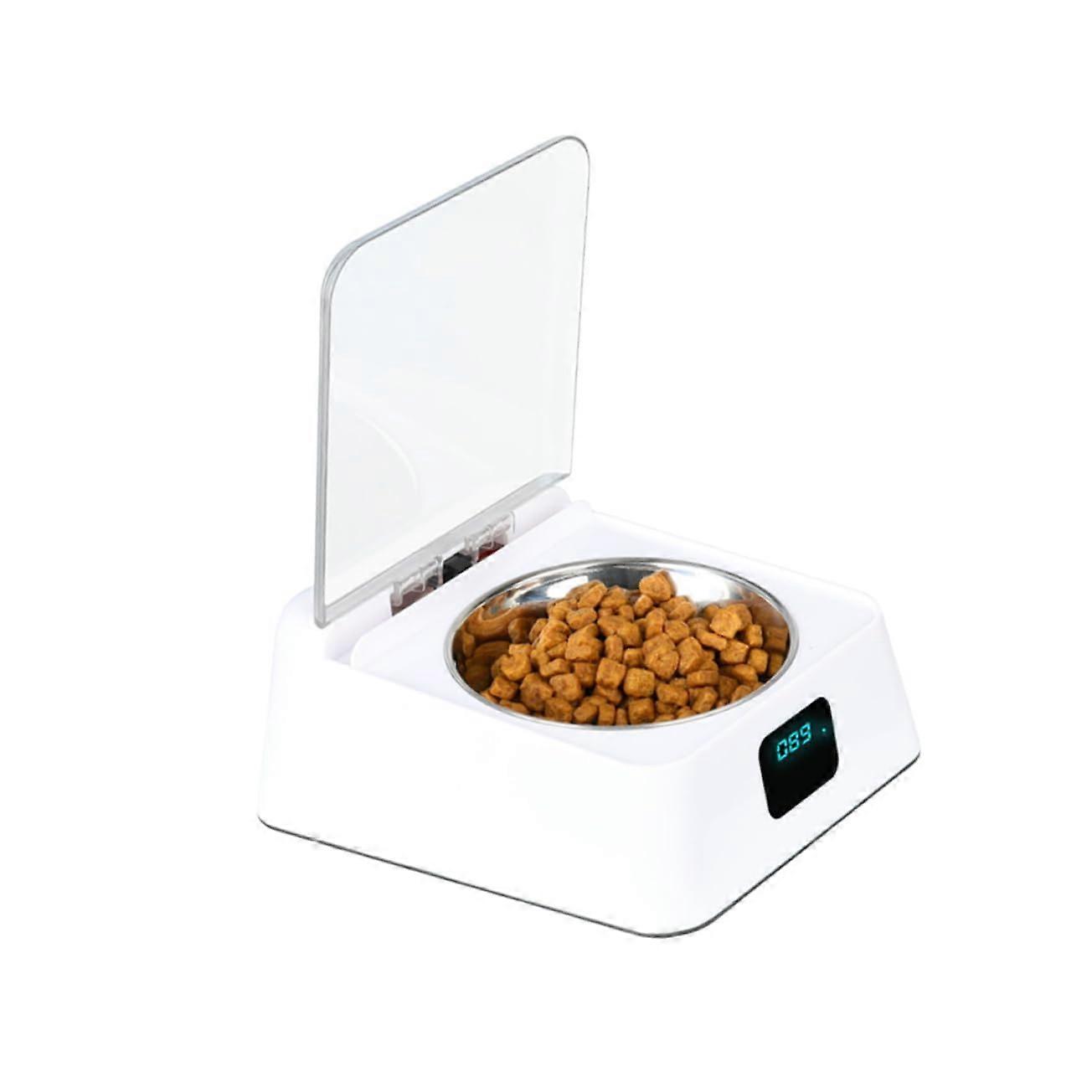Automatic Pet Feeder with Infrared Induction, Non-Slip Base, Large Capacity, BPA-Free for Cats and Dogs