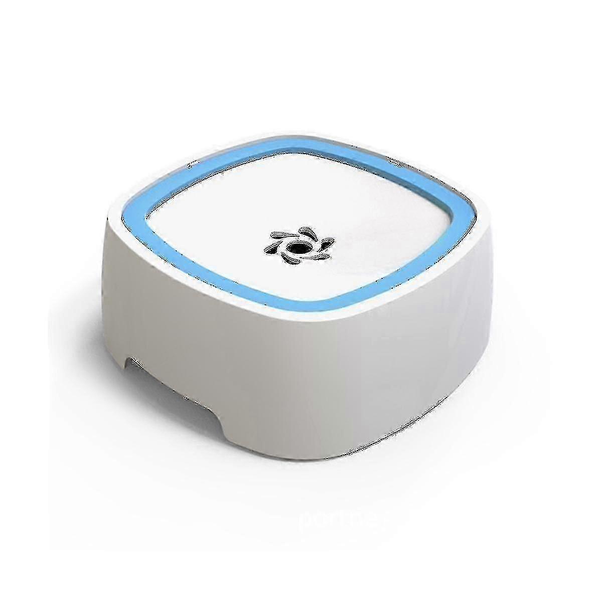 Bowl Floating Bowl Water Drinker Not Wet Mouth Splash Water Bowl Not Sprinkler Water Dispenser Blu