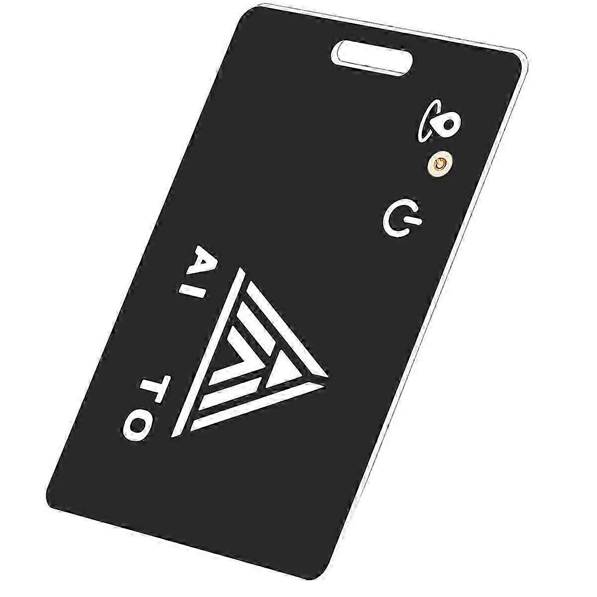 AIYATO Thin Wallet Card Tracker with Magnetic Charging & GPS for Find My App iOS