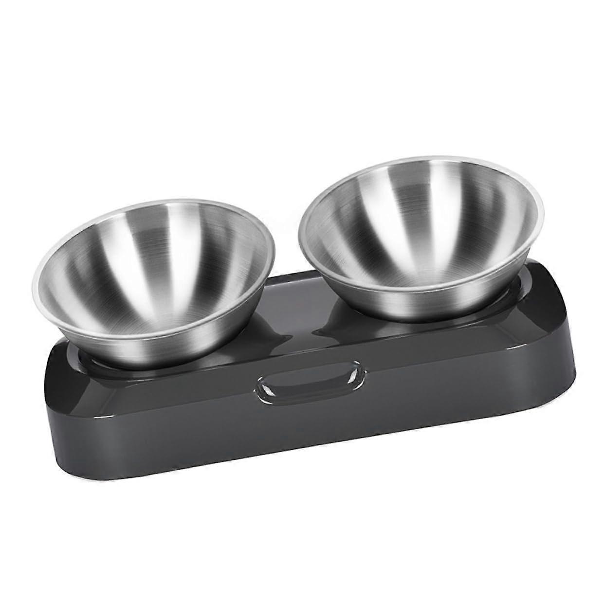 Adjustable Cat Food Station with Angled Design, Non-Slip Durable Bowls for Daily Feeding, Comfortable for Cats