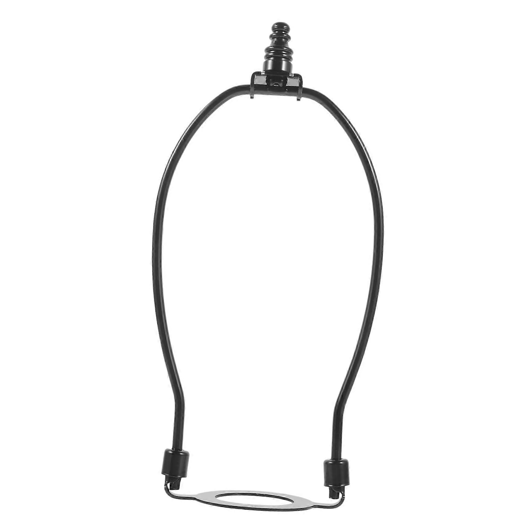 Detachable metal E26 lampshade holder for floor lamp, 8 inches, lightweight and suitable for DIY lighting.