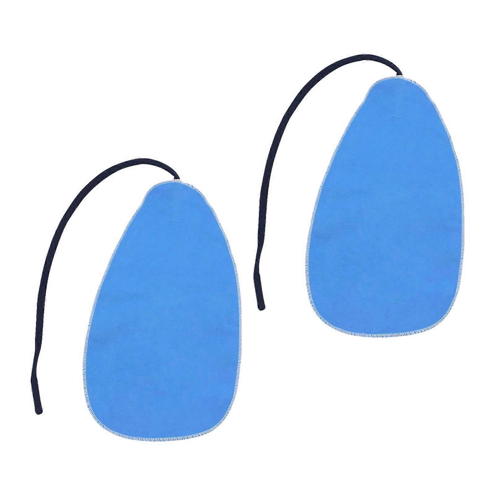 Musical Instrument Cleaning Tools 2Pcs Specially Designed For Piccolo Saxophone Blue Oil Removal Functionality
