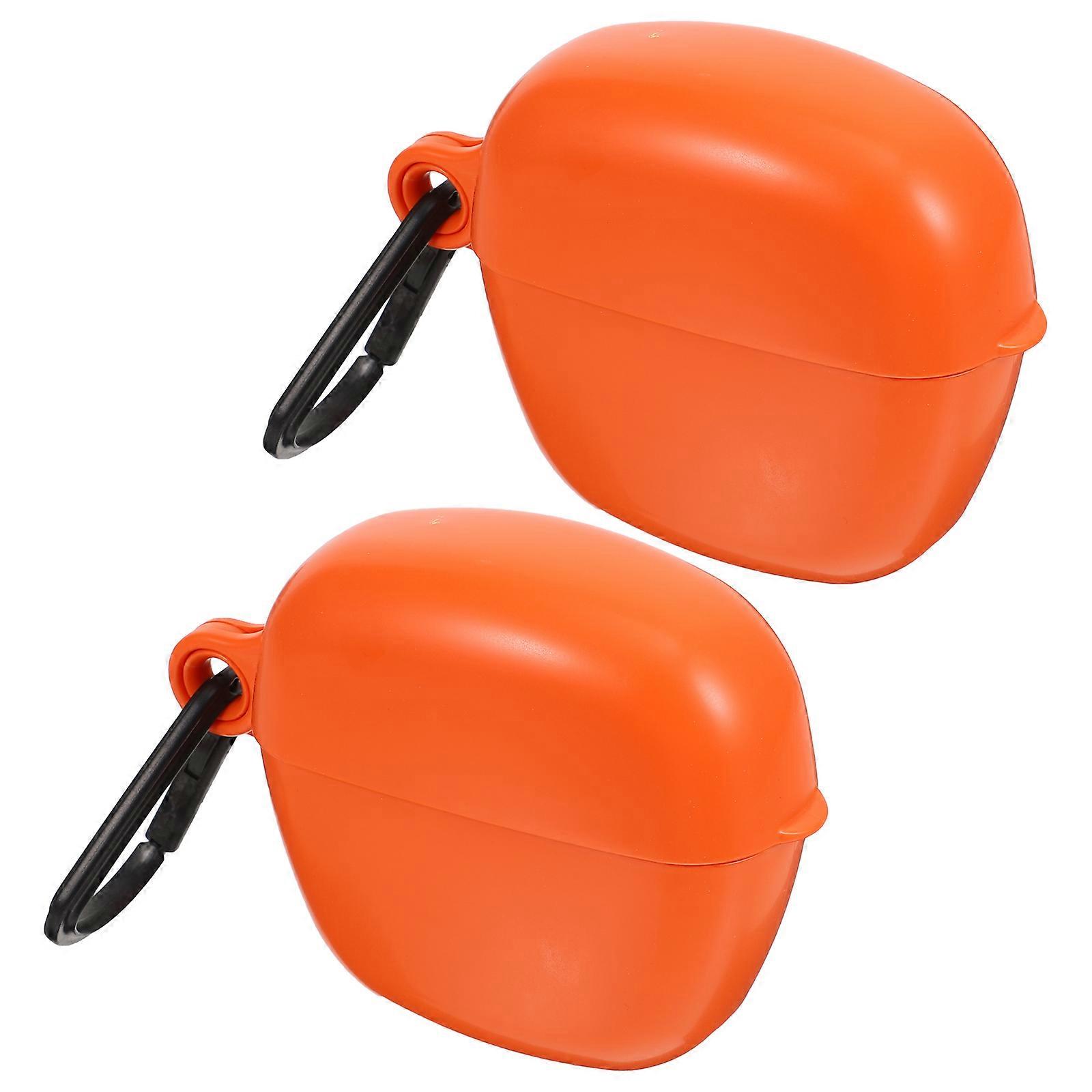 Portable Mini Case Mask Storage Box for Storage 2Pcs Durable Plastic