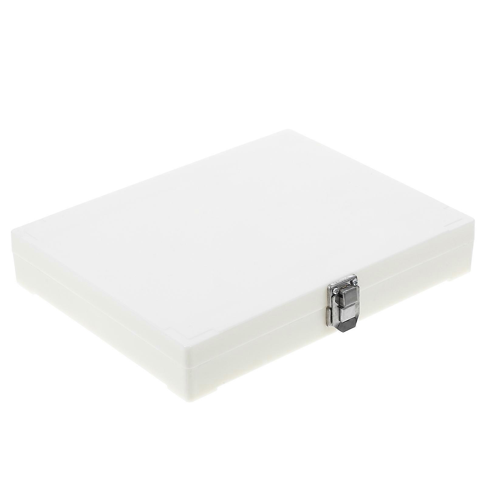 Hemoton Microscope Slide Organizer with 100 Slots Reusable