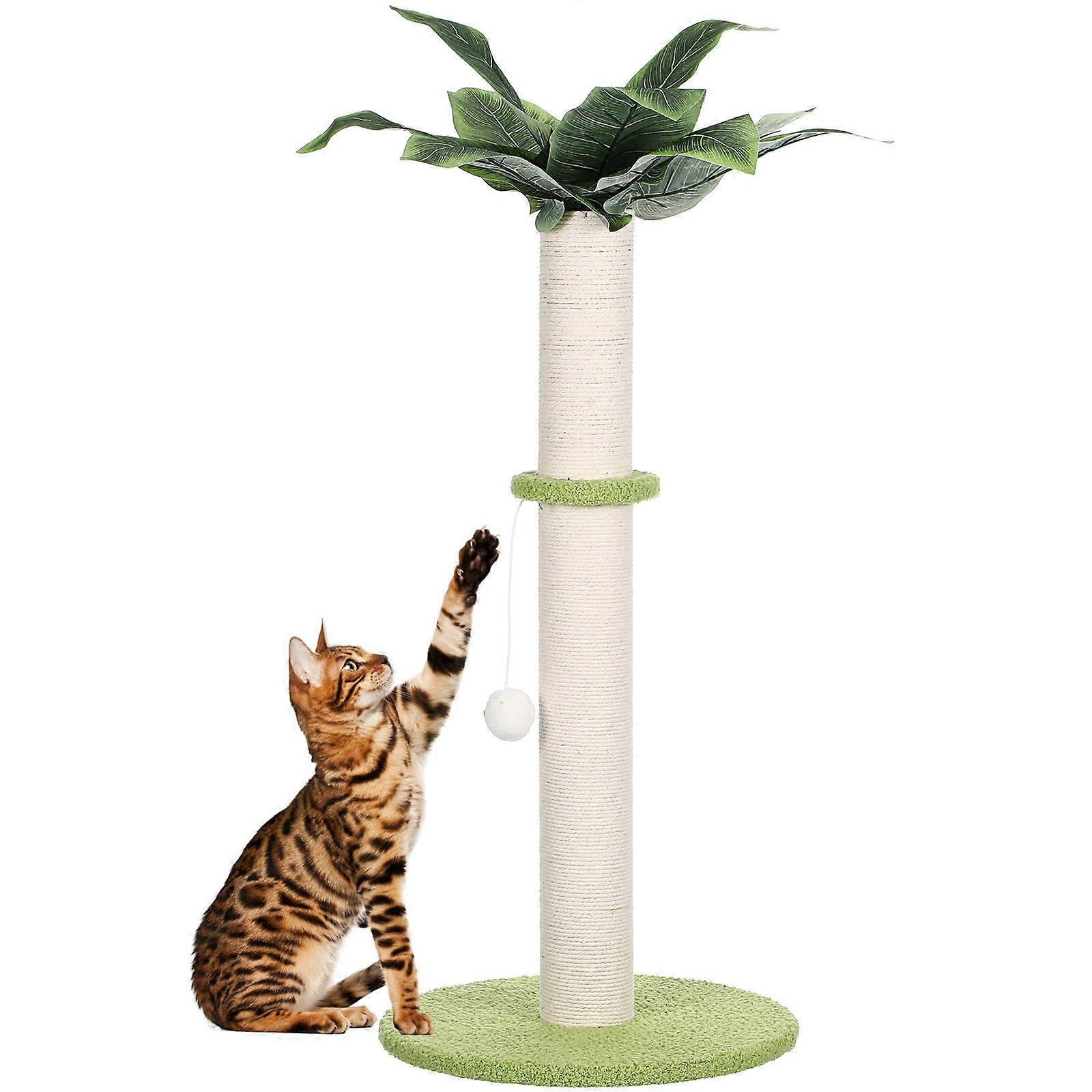 Entertaining Cat Scratching Post Kitten Scratcher For Indoor Use 1Set