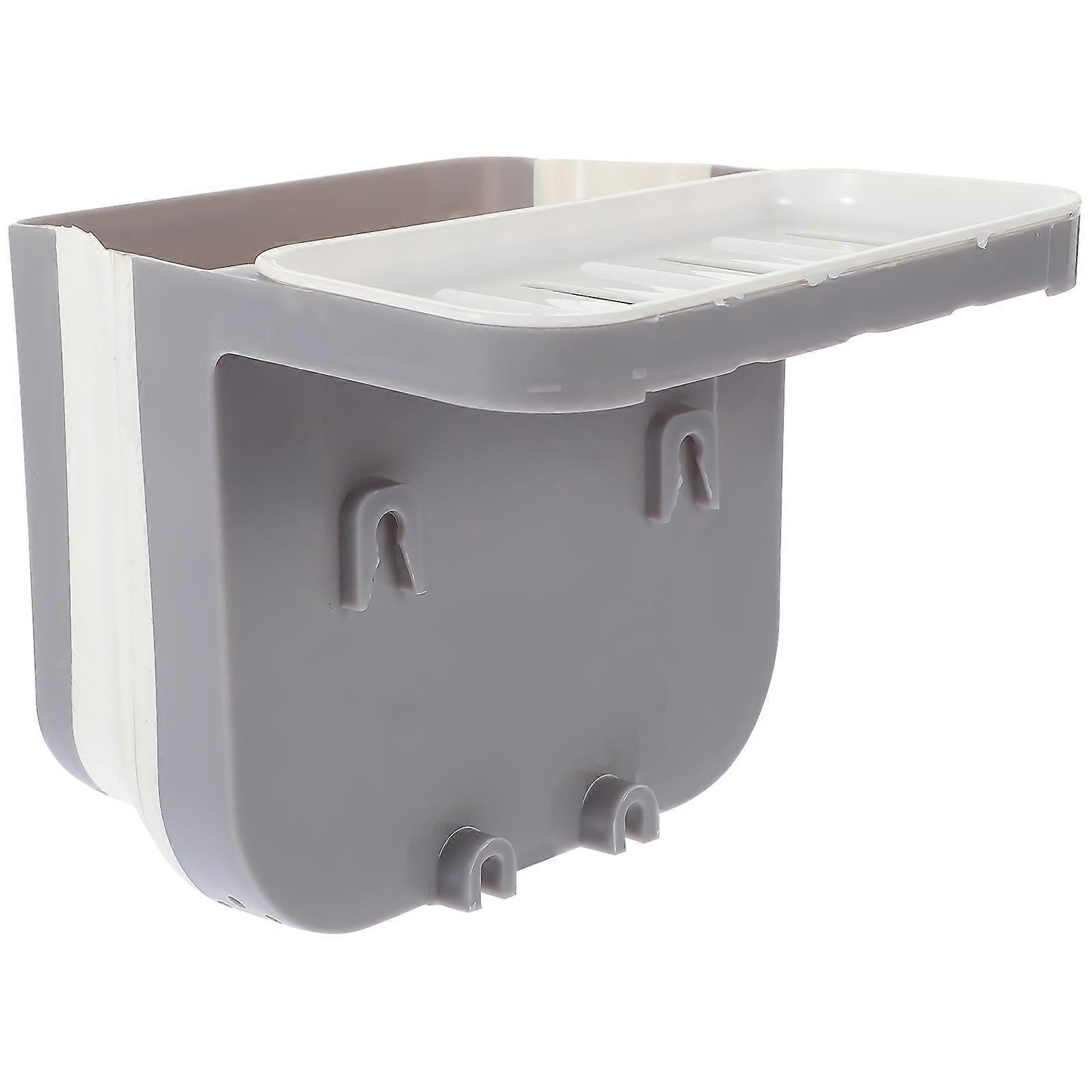 Mini Kitchen Counter Trash Can Space-saving Drainage Basket Suitable For Homeowners 1Set