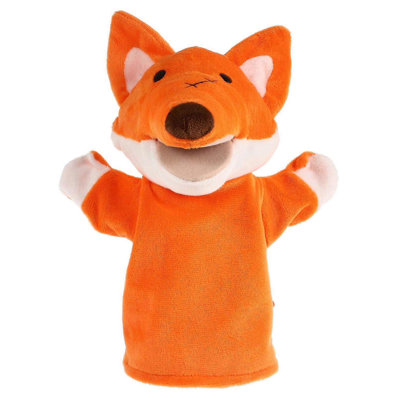 Animal Head Shape Finger Puppets Toy Plush Finger Puppet Toys Funny Kids Toy