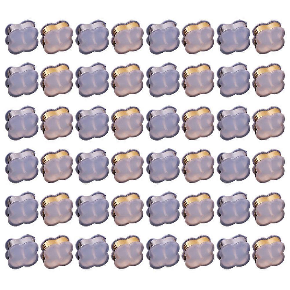 Anti-Loss Earring Backings For DIY Earring Makers Skin-Friendly Material 50Pcs