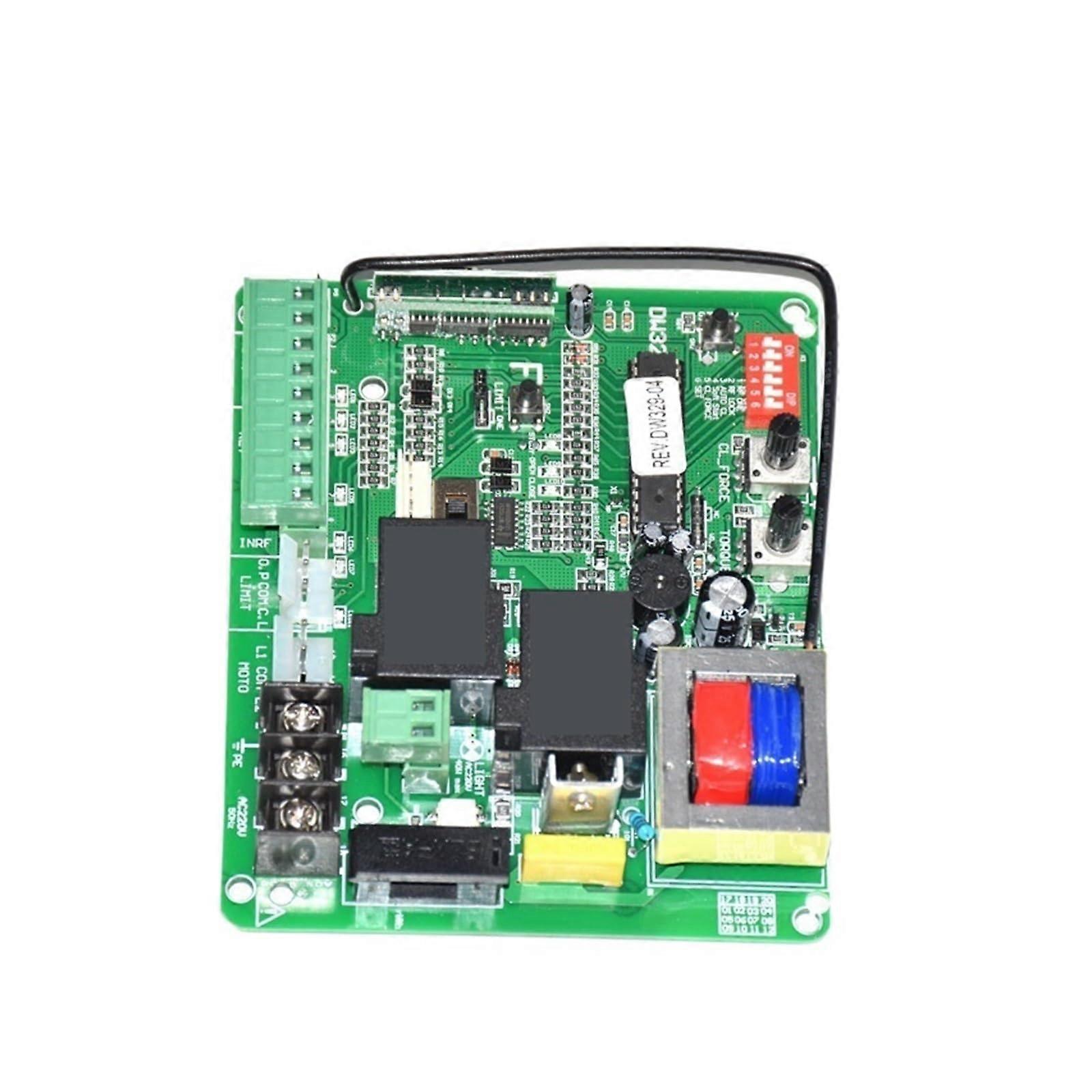 370W to 1000W Sliding Gate Opener Motor Control Board Electronic Card Control with Optional Remote Control (Board 6 Remotes)