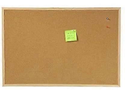 Wallmounted corkboard for photos, memos, decorations, 20 x 30 cm, presentation strip